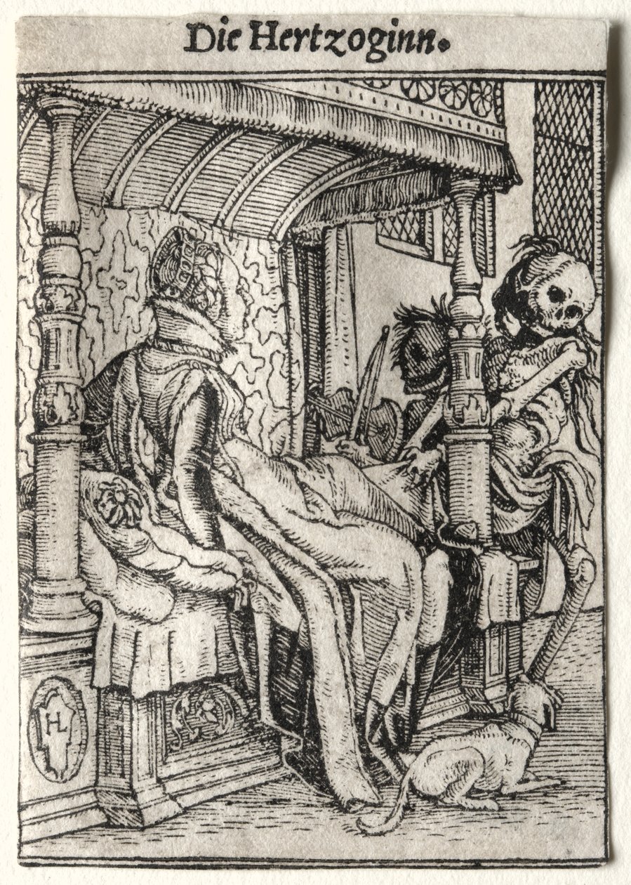 Tanec smrti: Vévodkyně od Hans Holbein