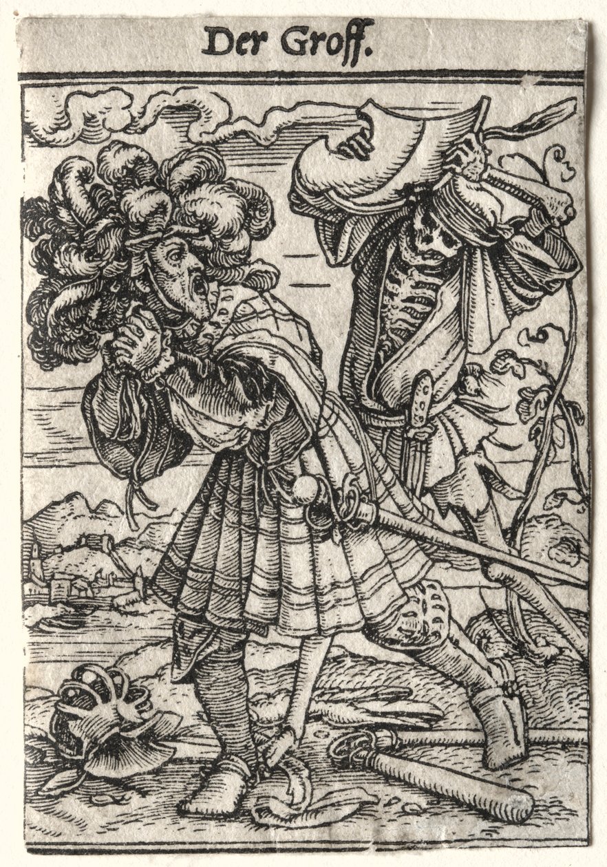 Tanec smrti: hrabě, c. 1526. od Hans Holbein