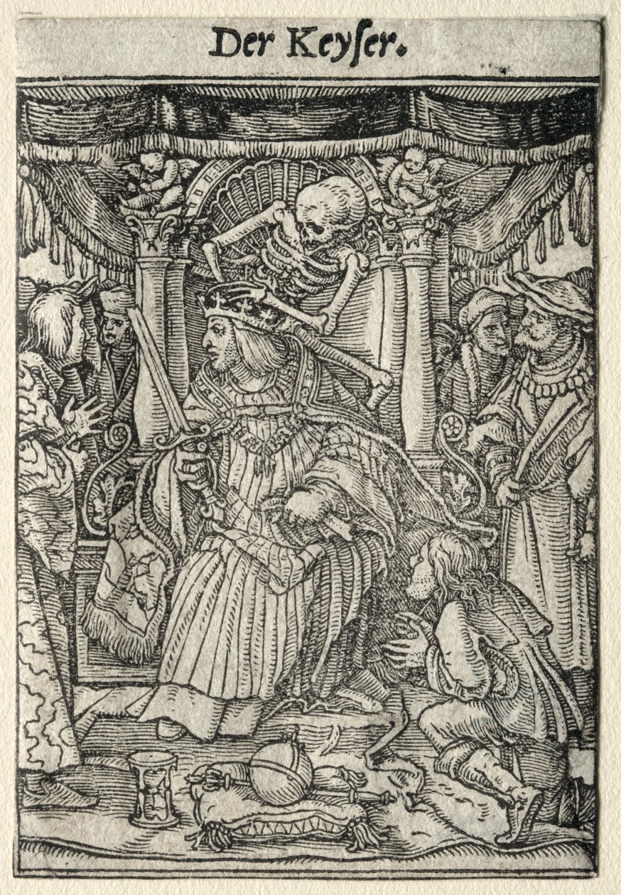 Tanec smrti: Císař od Hans Holbein