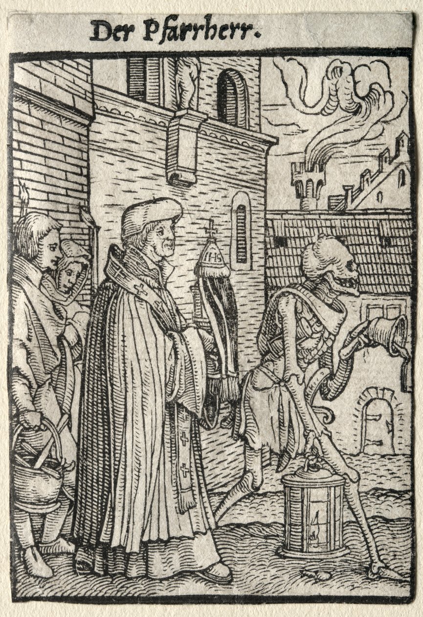 Tanec smrti: Pastor od Hans Holbein