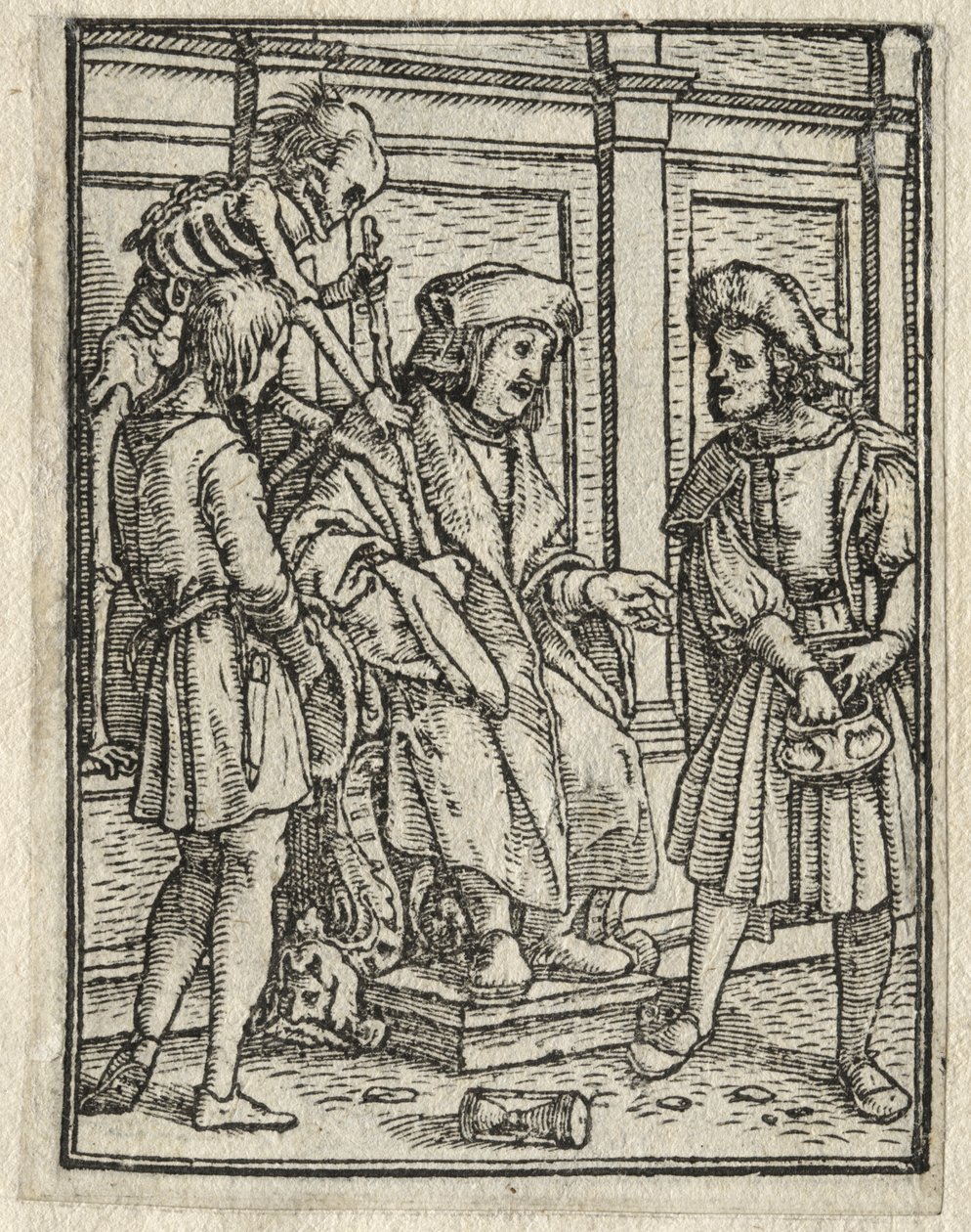 Tanec smrti: Soudce od Hans Holbein