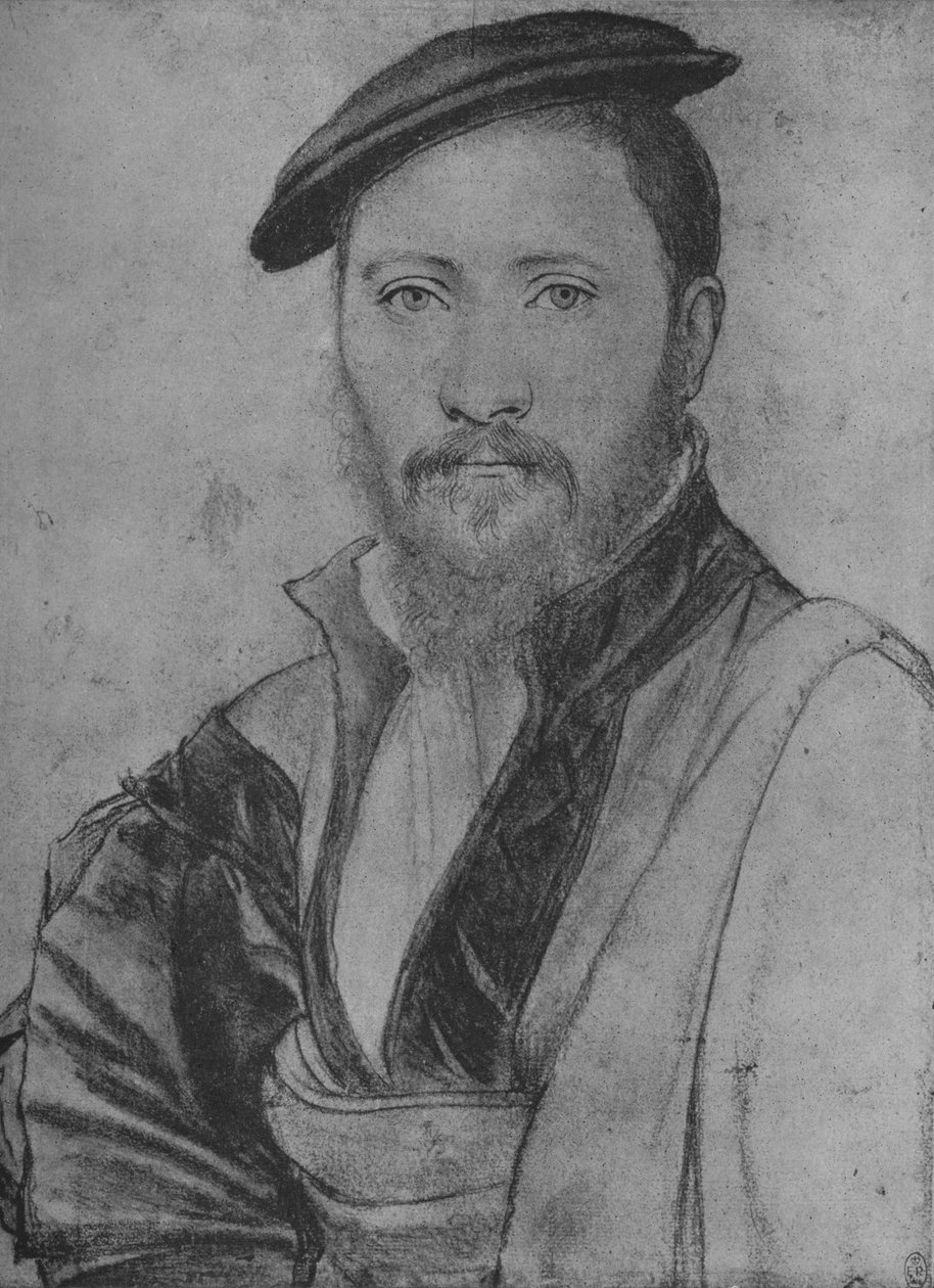 A Gentleman: Unknown, 1535 1945 od Hans Holbein der Jüngere