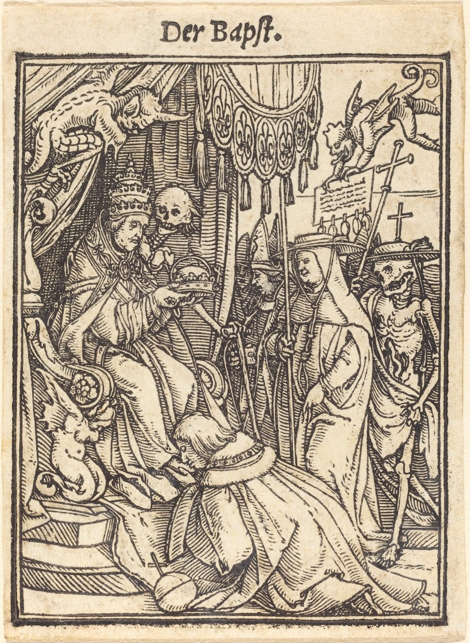Papež. od Hans Holbein der Jüngere