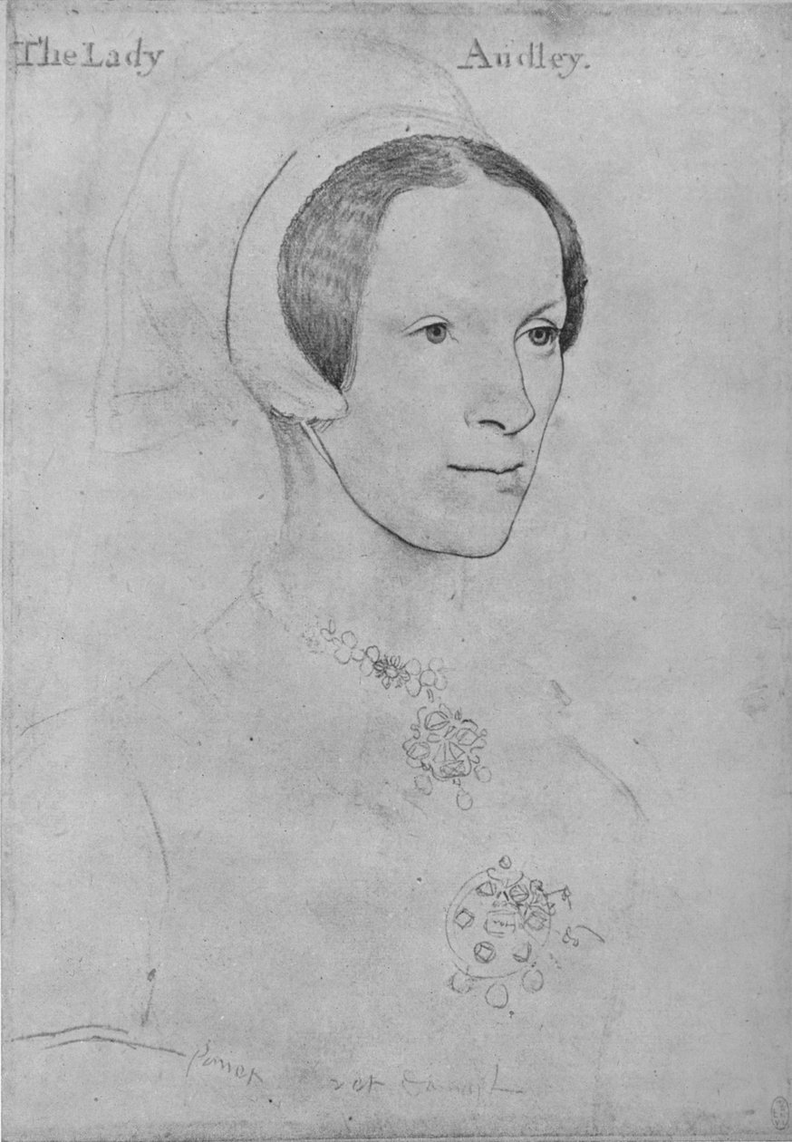 Elizabeth, Lady Audley, c1538 1945 od Hans Holbein der Jüngere