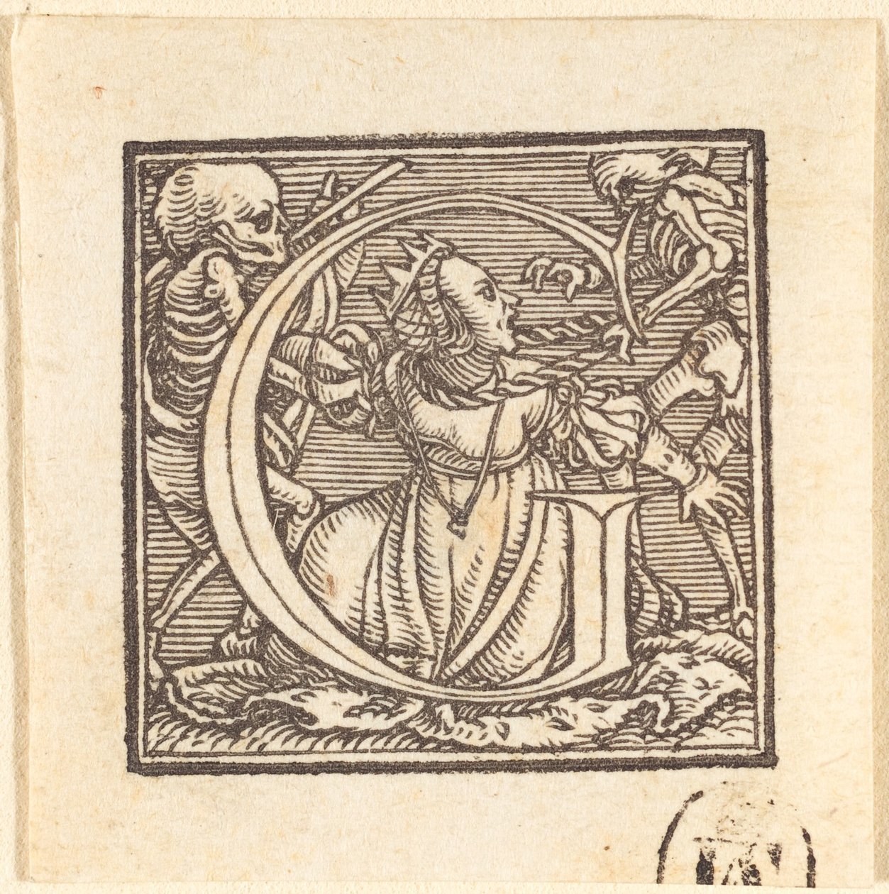 Písmeno G. od Hans Holbein der Jüngere