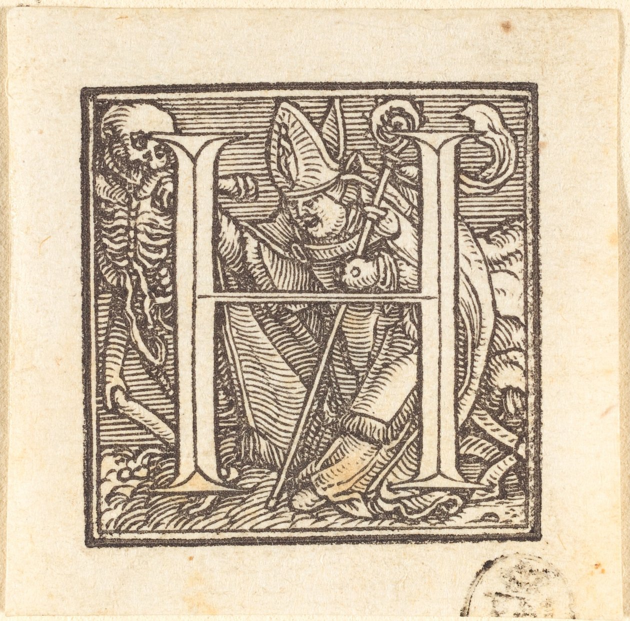 Dopis H od Hans Holbein der Jüngere