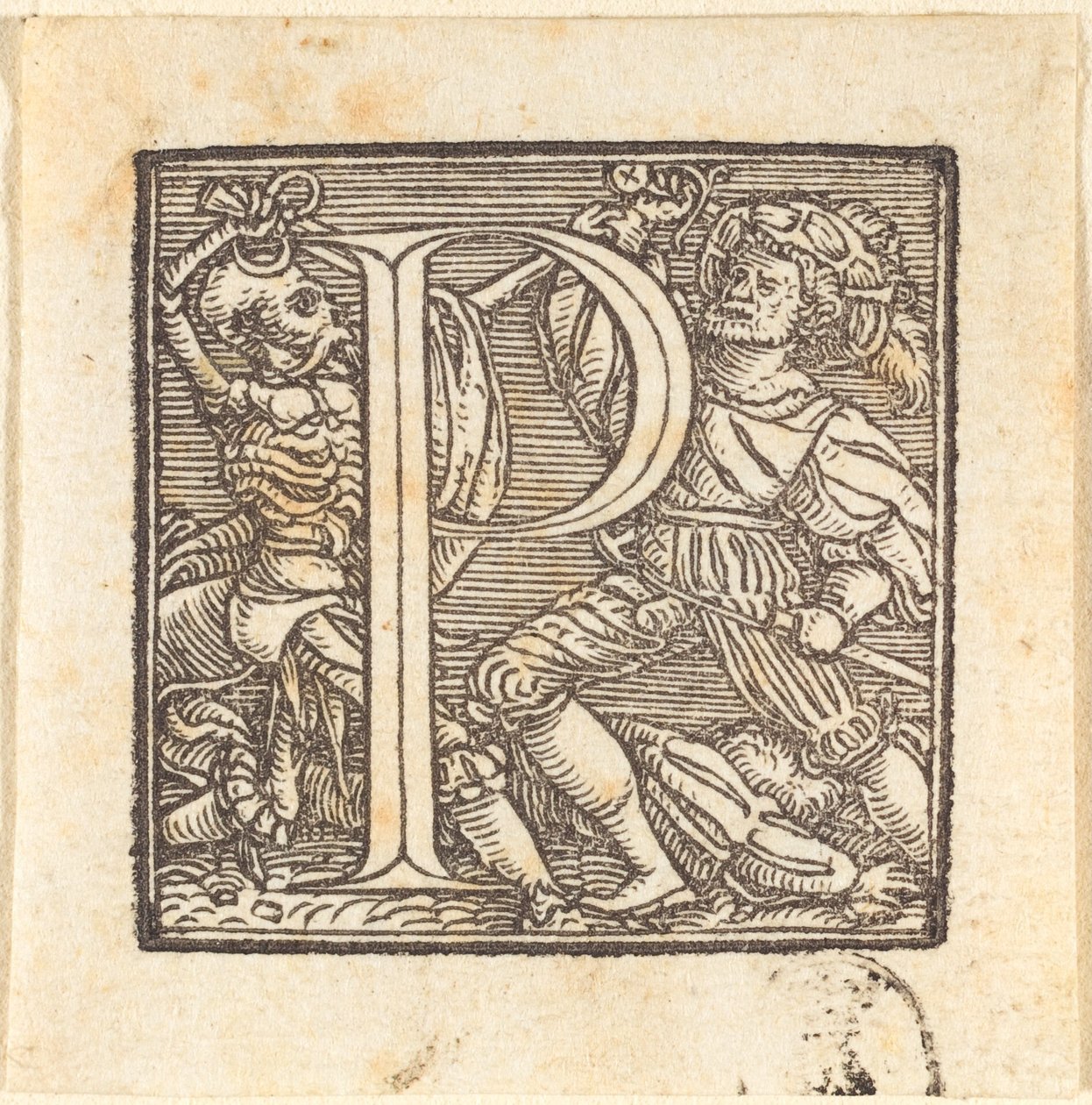 Písmeno P od Hans Holbein der Jüngere