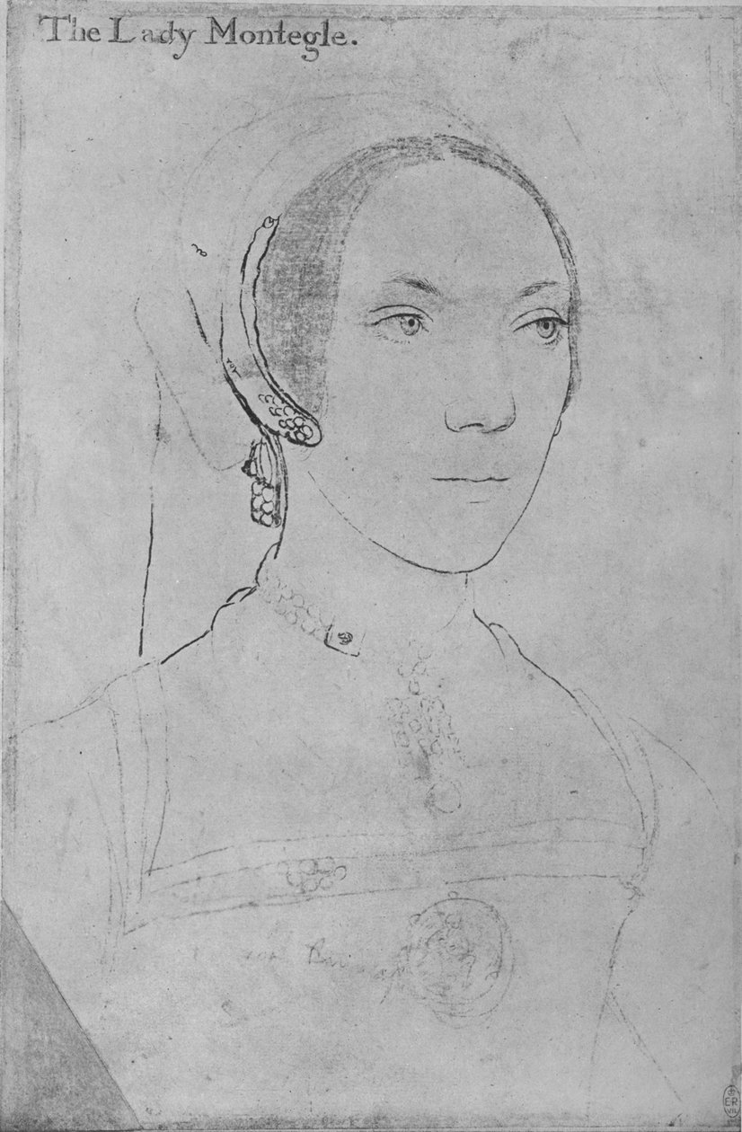 Mary, Lady Monteagle, c1538-1540 1945 od Hans Holbein der Jüngere