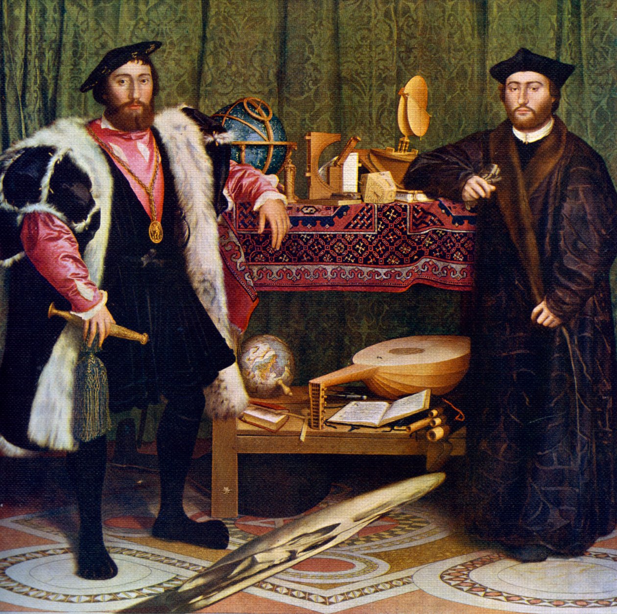 Velvyslanci, 1533, 1912. od Hans Holbein der Jüngere