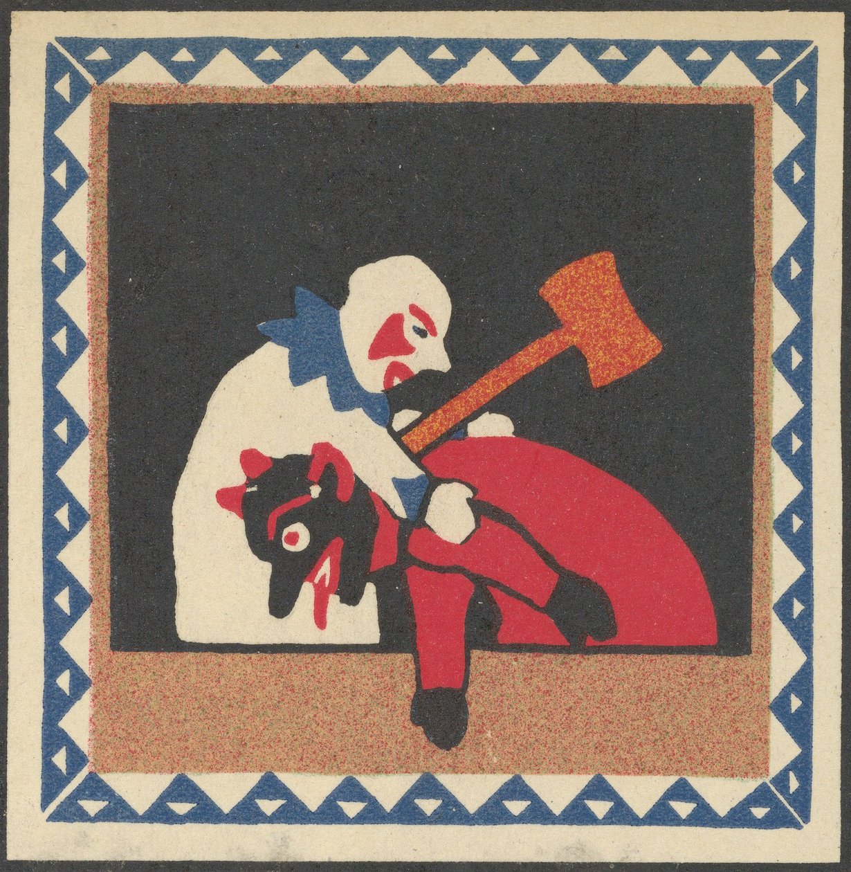 Divadlo Punch and Judy, 1907. od Hans Kalmsteiner