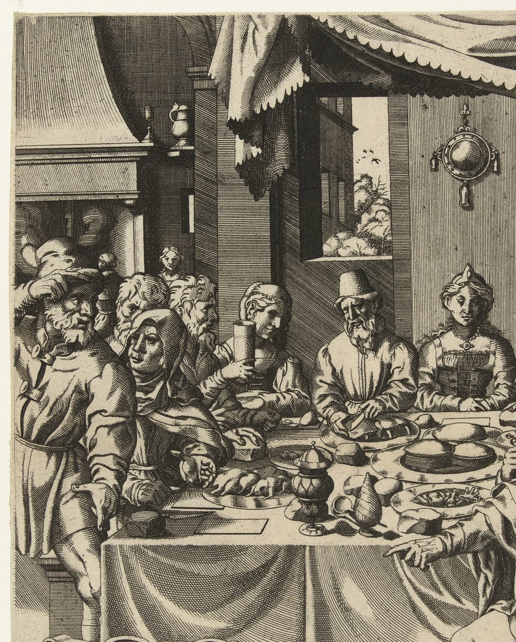 Svatba v Káně od Hans Liefrinck (I) (attributed to)