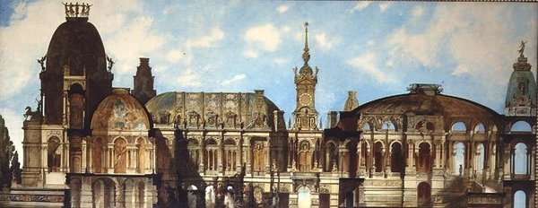Návrh architektonického projektu od Hans Makart