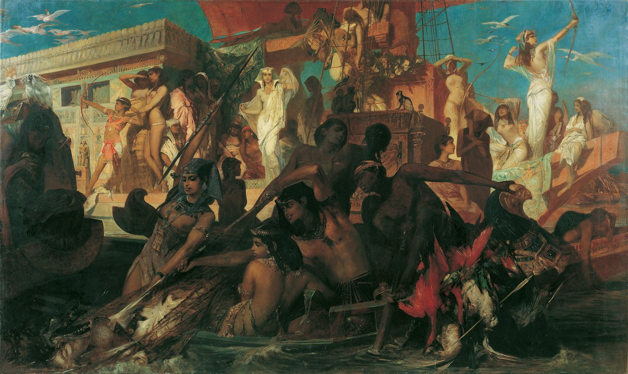 Nilský lov od Hans Makart