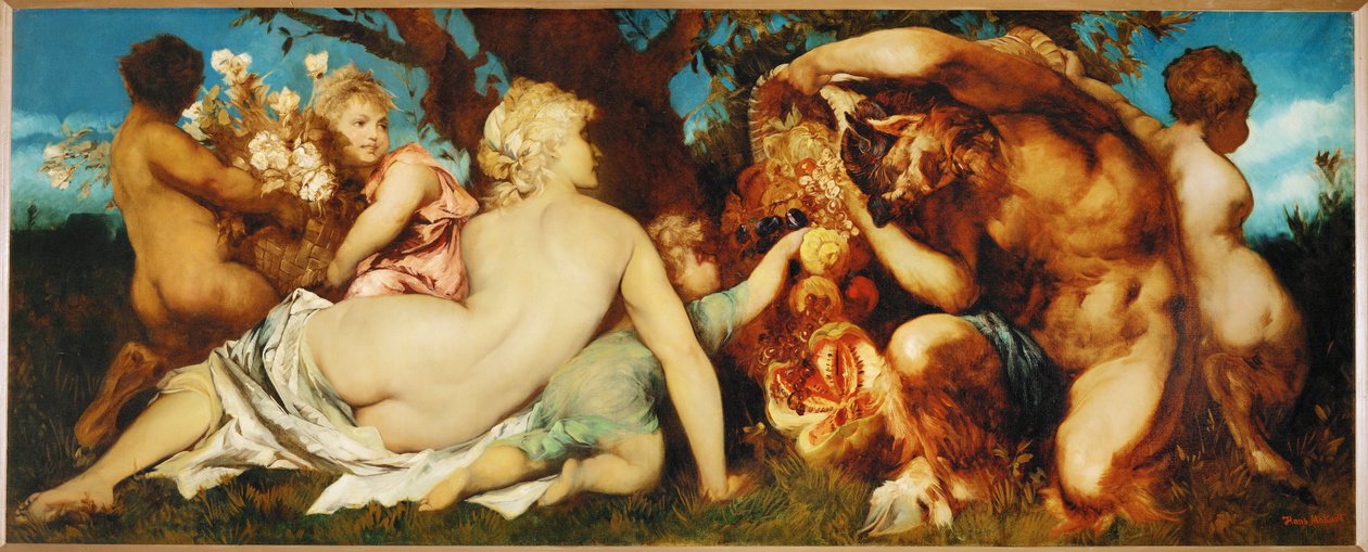 Sklizeň ... (malba na plátně) od Hans Makart
