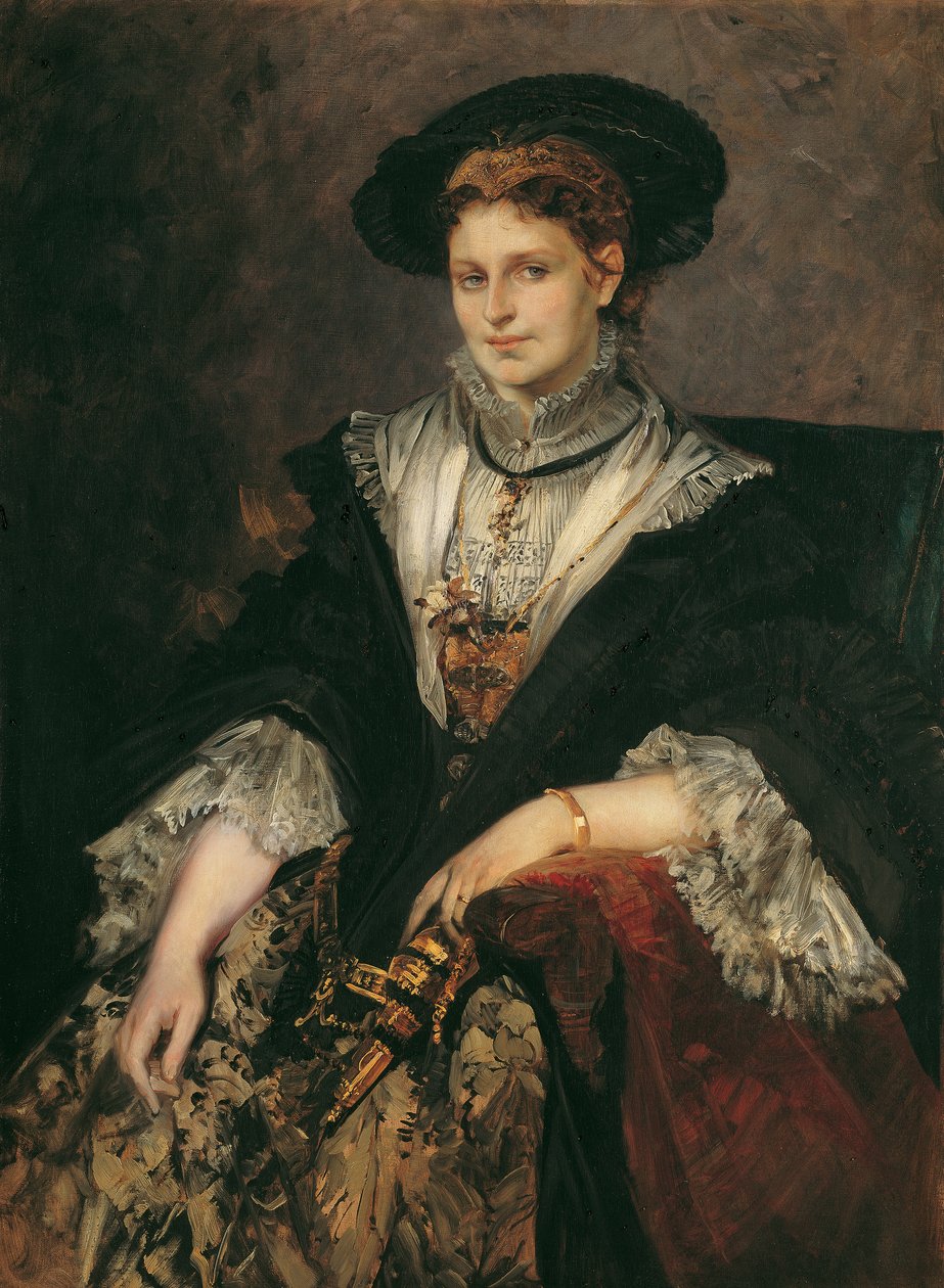 Portrét Berthy von Piloty od Hans Makart