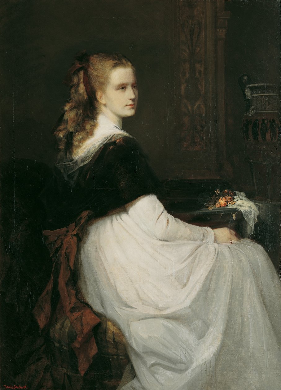 Portrét Eugenie Scheuffelen od Hans Makart