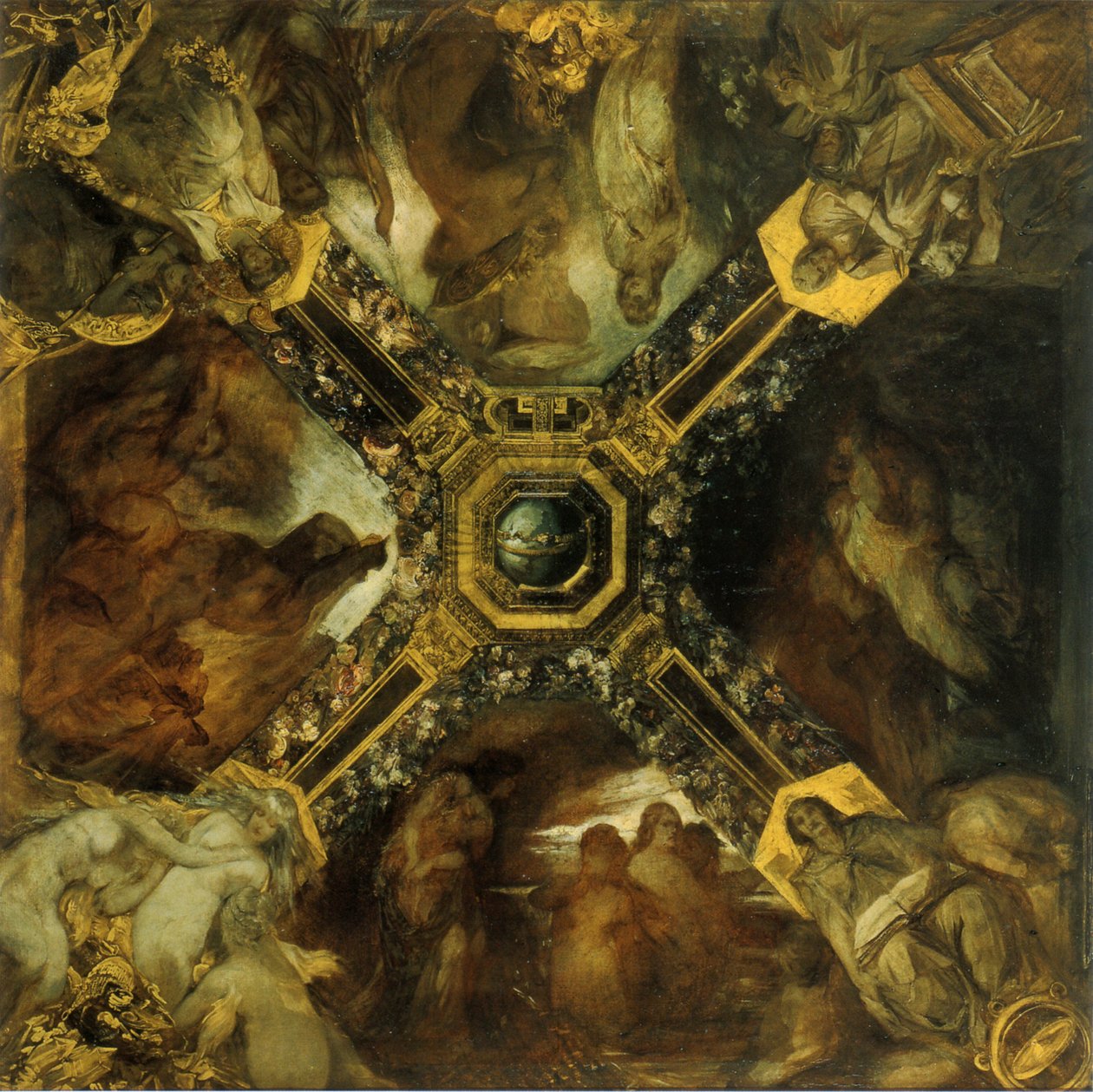 Studie Prsten Nibelunga, 1871-1872 od Hans Makart