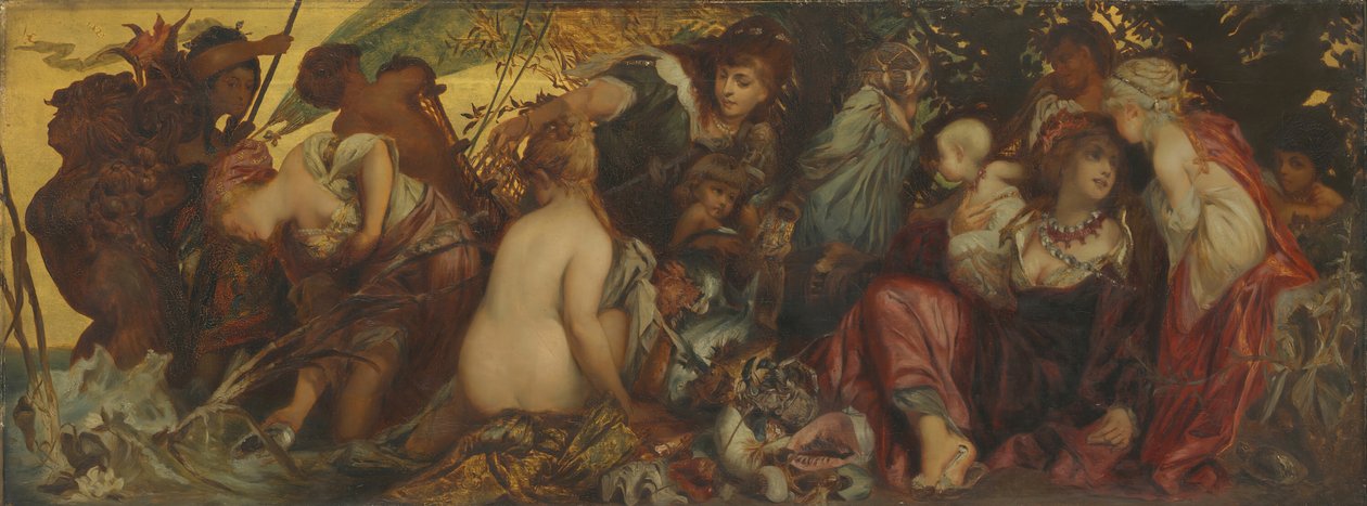Poklady moře, c. 187075. od Hans Makart