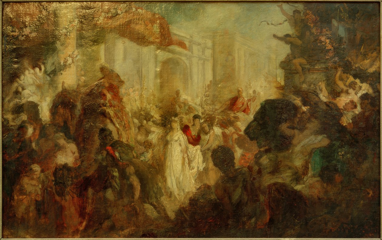 Triumfální průvod Římanů od Hans Makart