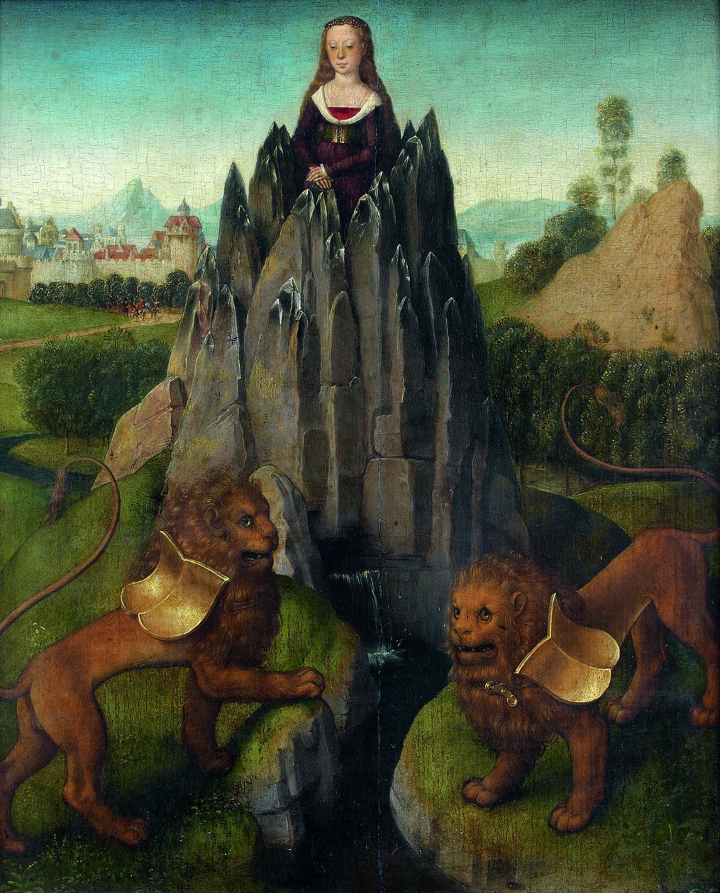 Alegorie cudnosti, cca 1475. od Hans Memling
