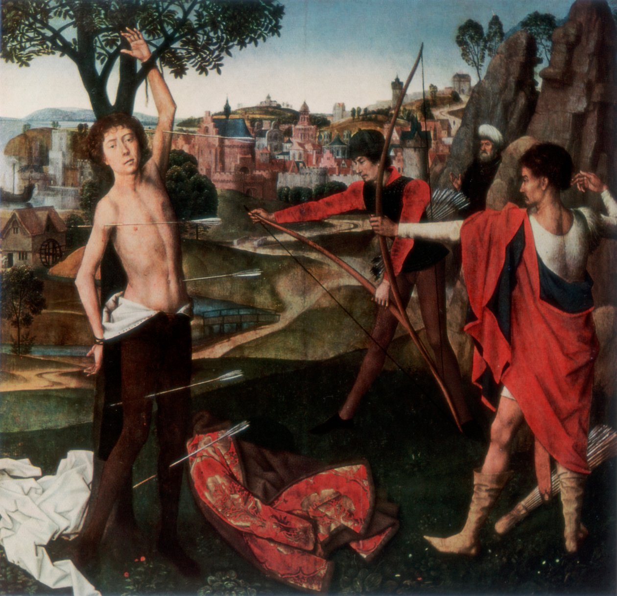 Umučení svatého Šebestiána, 1927. od Hans Memling