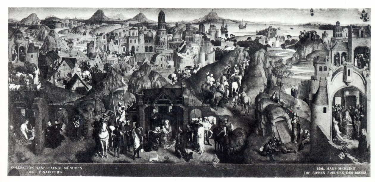 Sedm radostí Panny, 1480 od Hans Memling