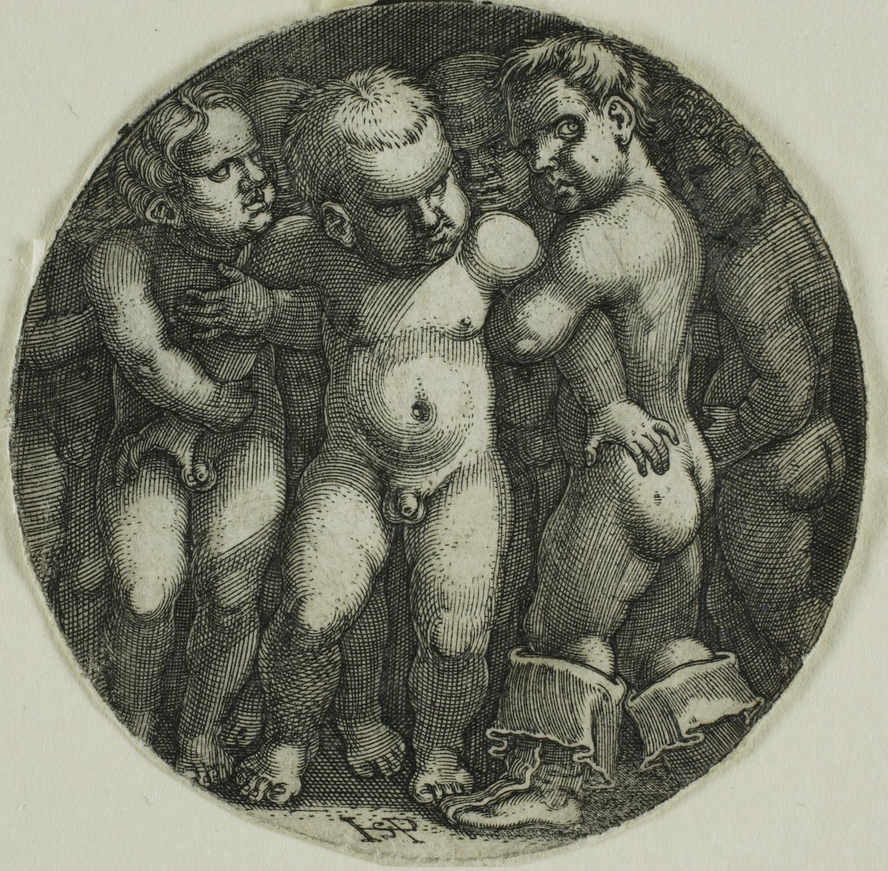 Osm chlapců od Hans Sebald Beham