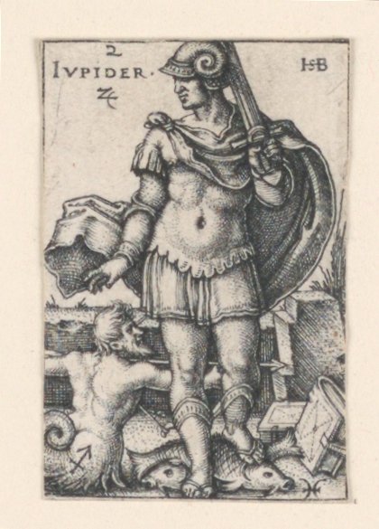 Jupiter ze Sedmi planet od Hans Sebald Beham