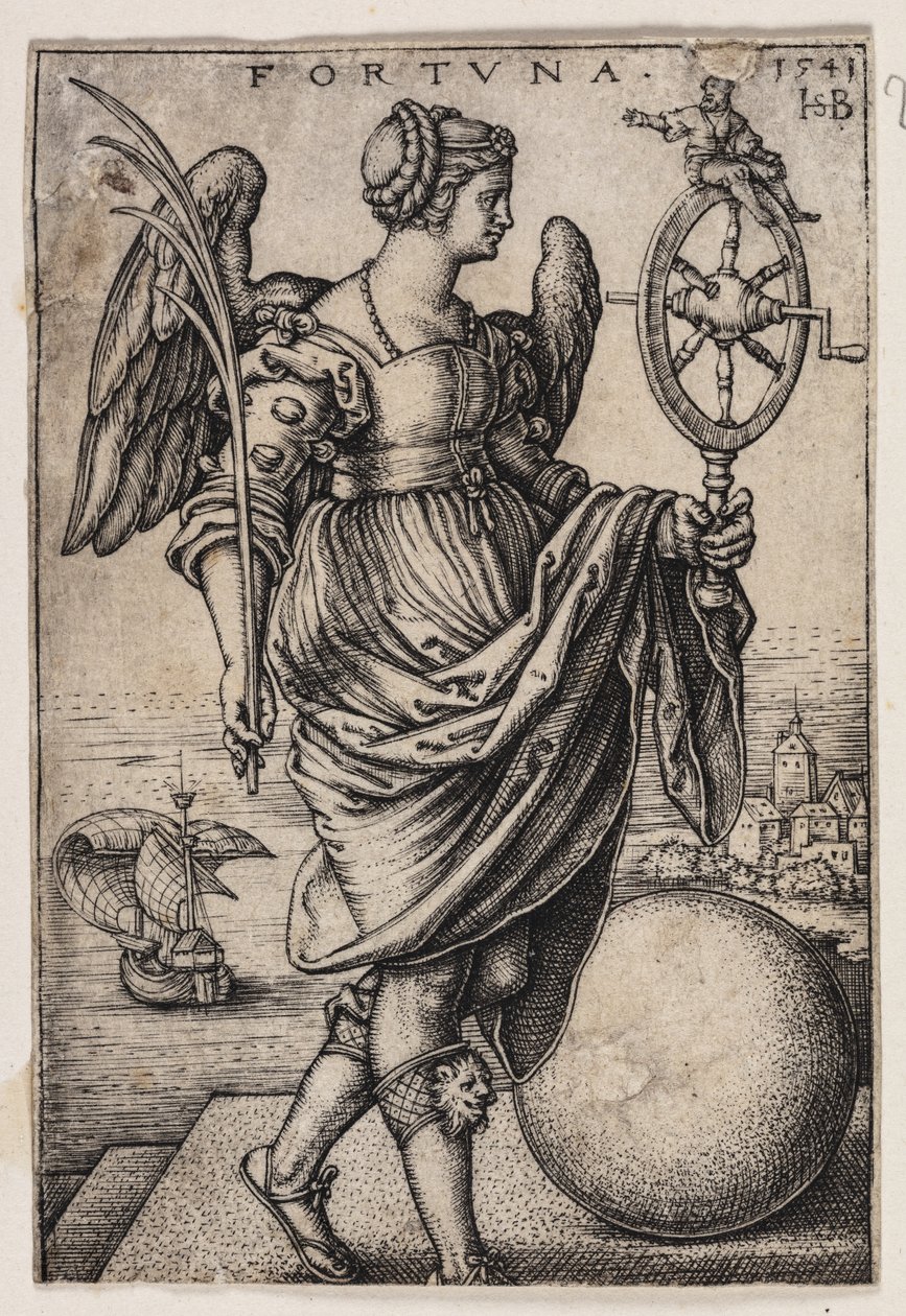 Fortune (Fortuna) od Hans Sebald Beham