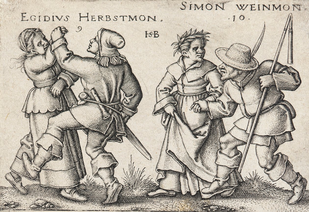 září a říjen od Hans Sebald Beham