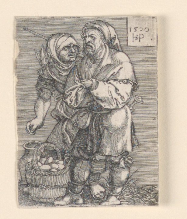 Prodejce vajec od Hans Sebald Beham