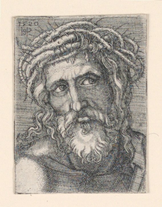 Hlava Kristova od Hans Sebald Beham