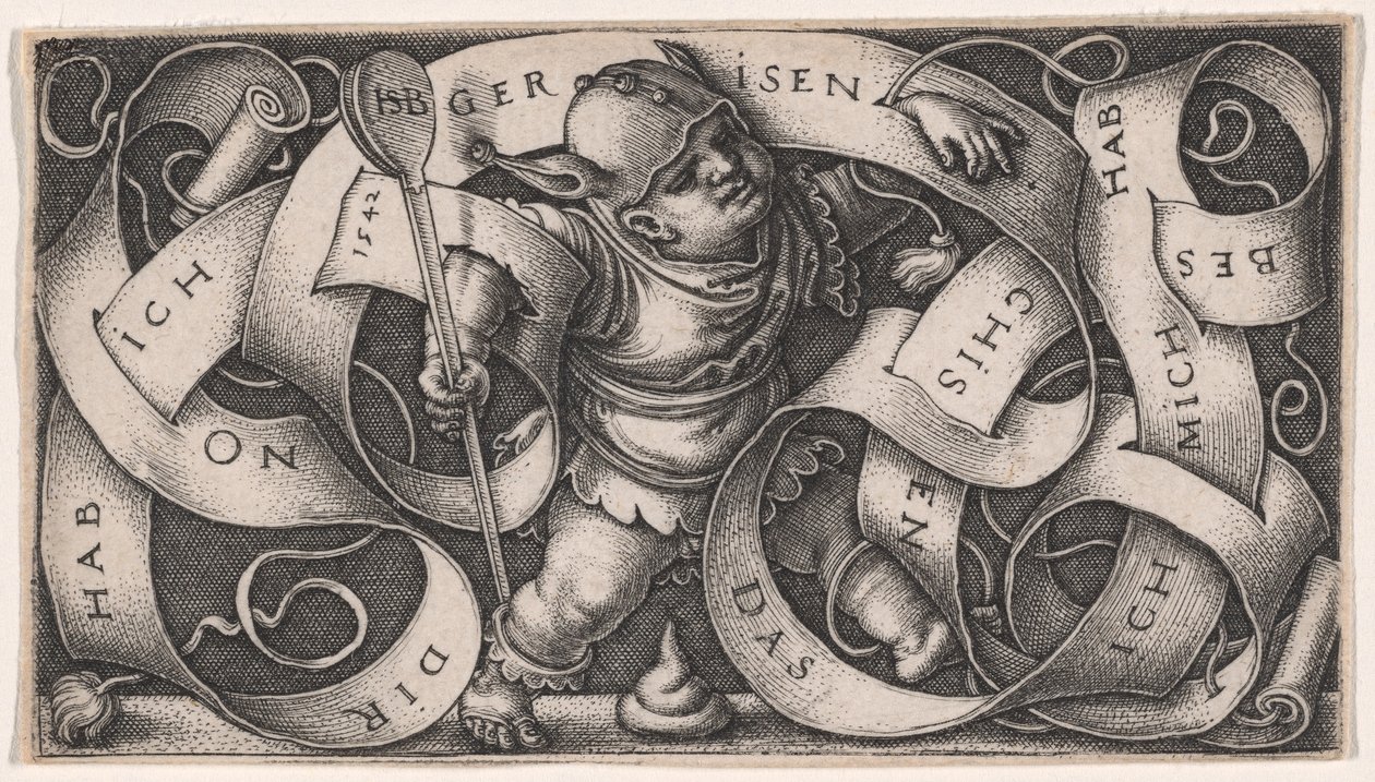 Malý šašek od Hans Sebald Beham
