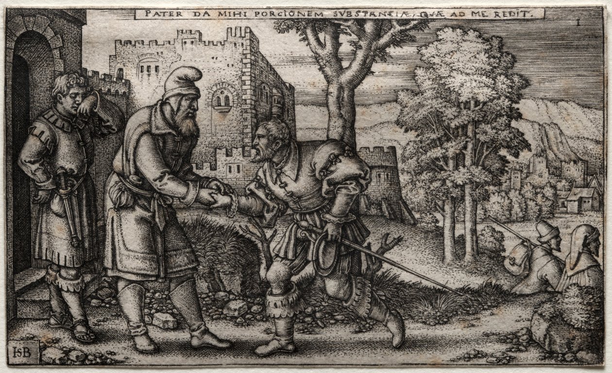 Marnotratný syn. od Hans Sebald Beham