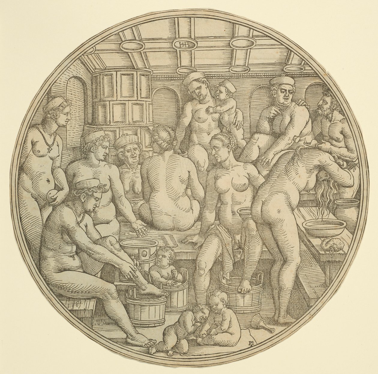 Dámské lázně od Hans Sebald Beham