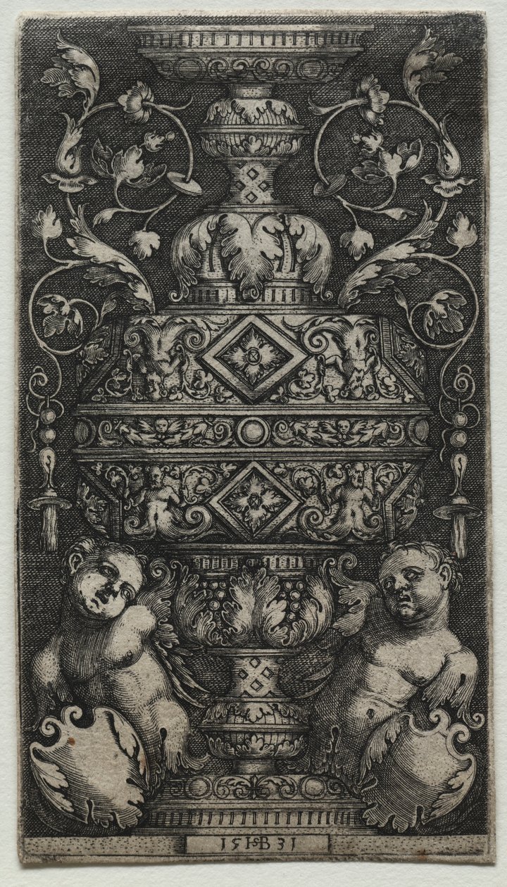 Váza zdobená dětmi od Hans Sebald Beham