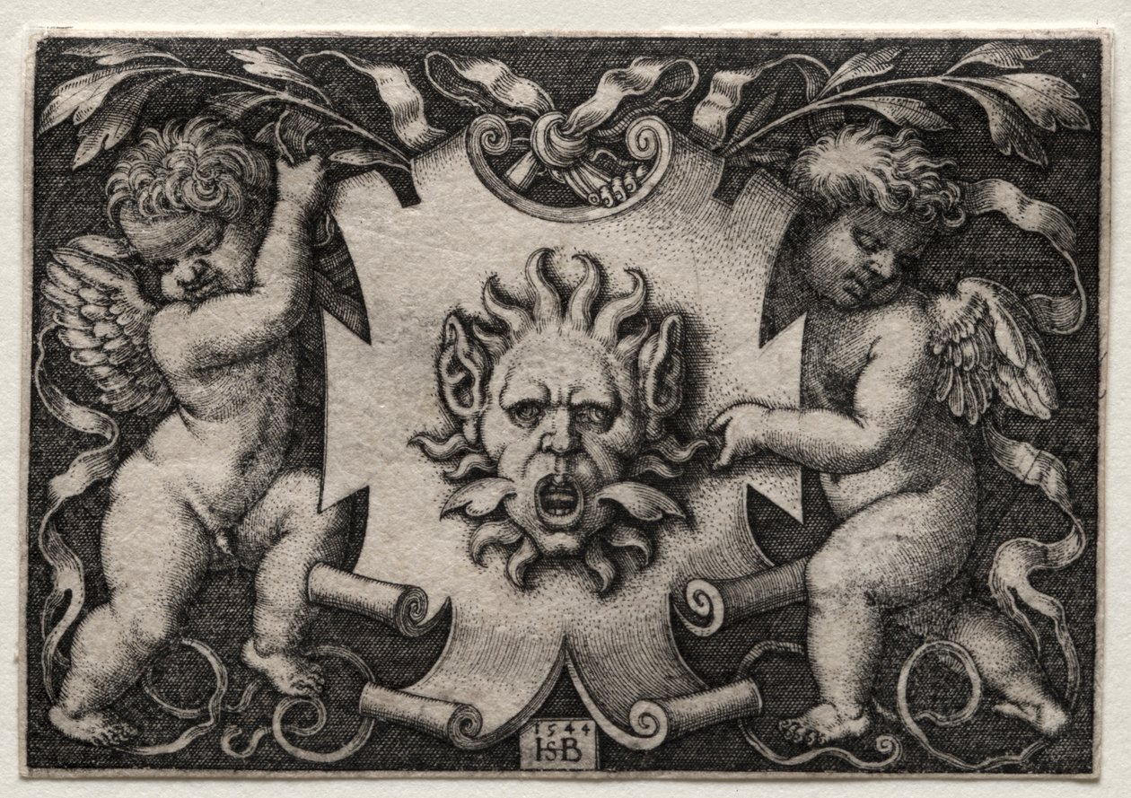 Viněta s maskaronem od Hans Sebald Beham