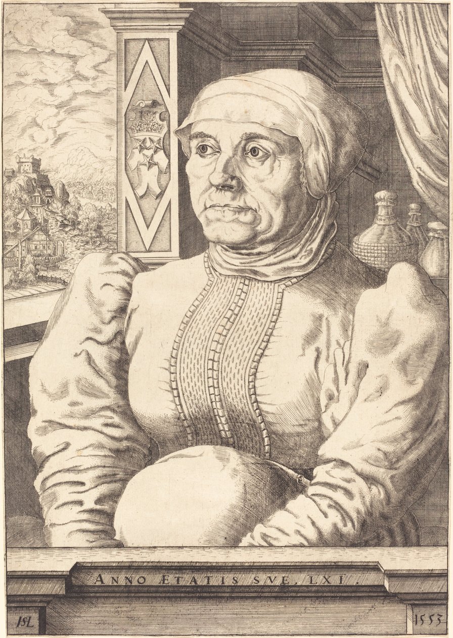 Felicitas von Eckh Freyberg, 1553. od Hans Sebald Lautensack