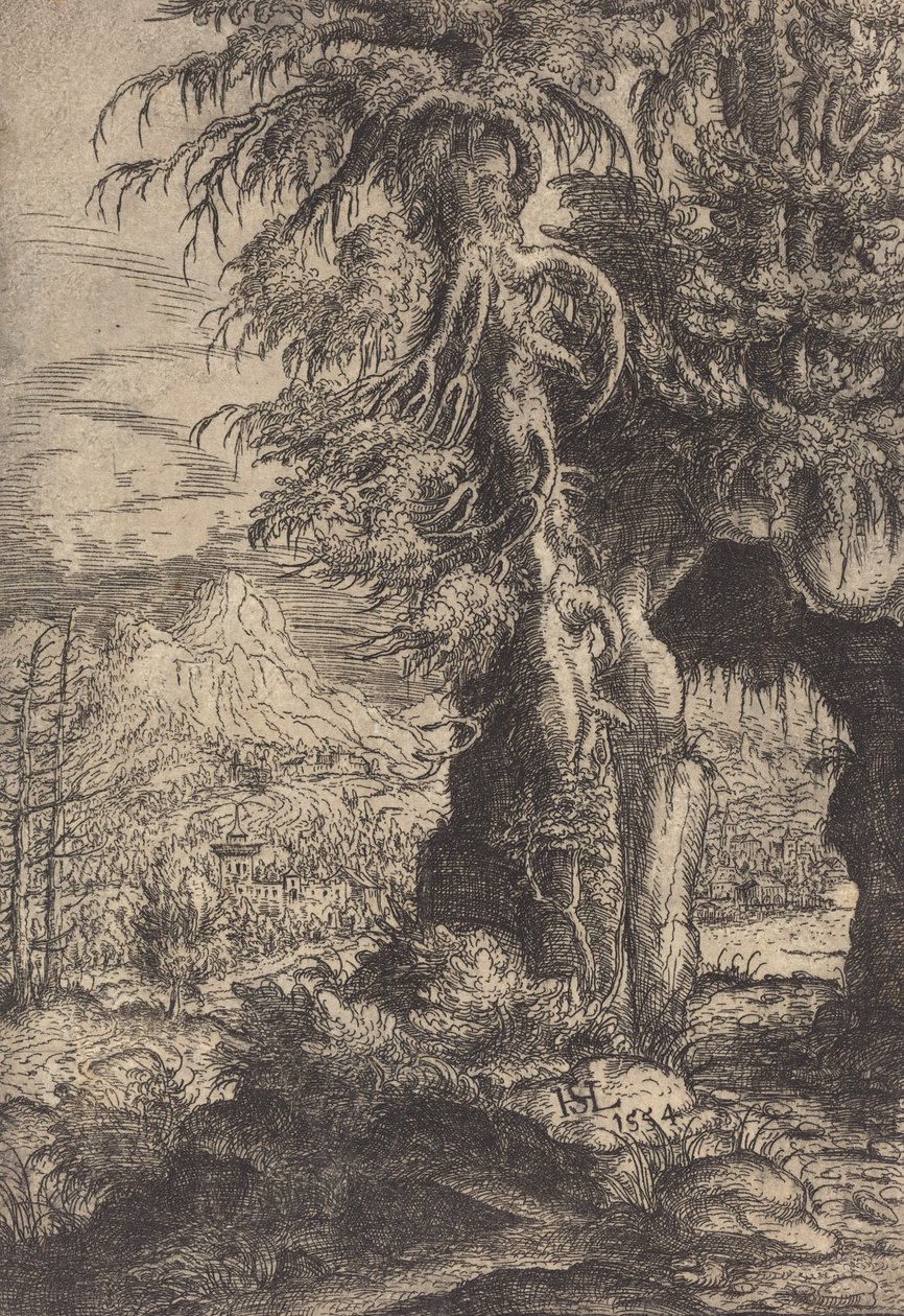 Brána ve skalách, 1554. od Hans Sebald Lautensack