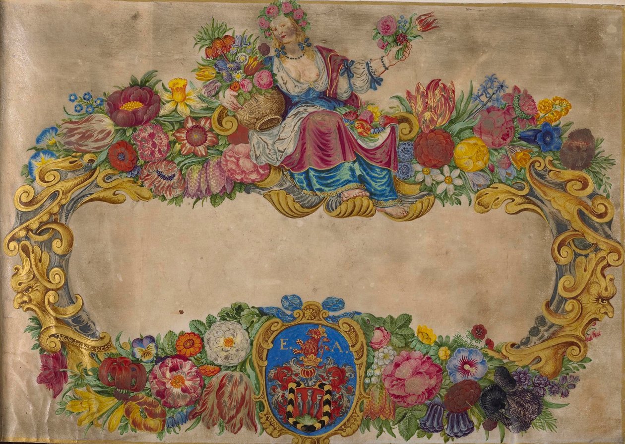 kresba, album, tisk od Hans Simon Holtzbecker