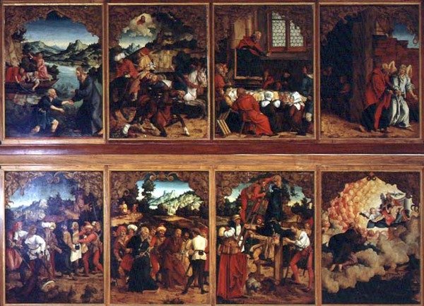 Polyptych: Život Kristův od Hans Suess Kulmbach