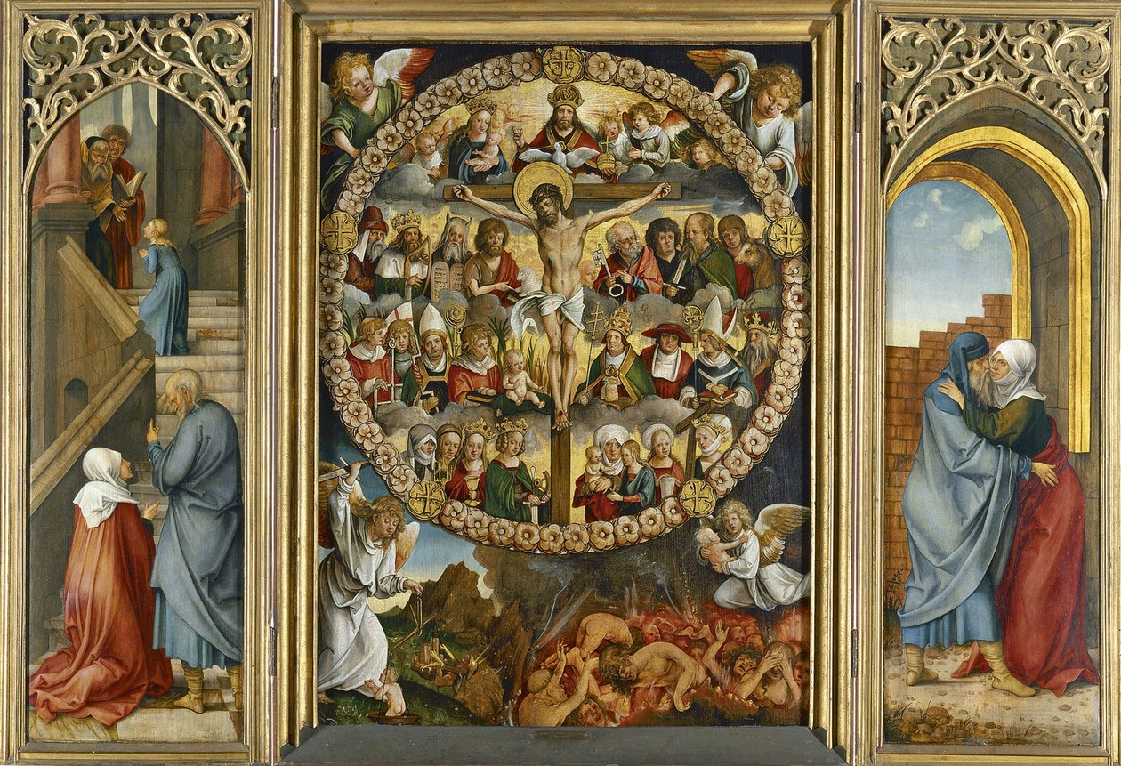 Triptych růžence od Hans Suess Kulmbach von