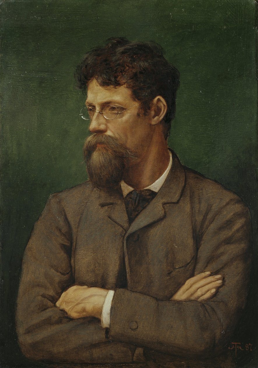 Tam Albert Lang maluje od Hans Thoma