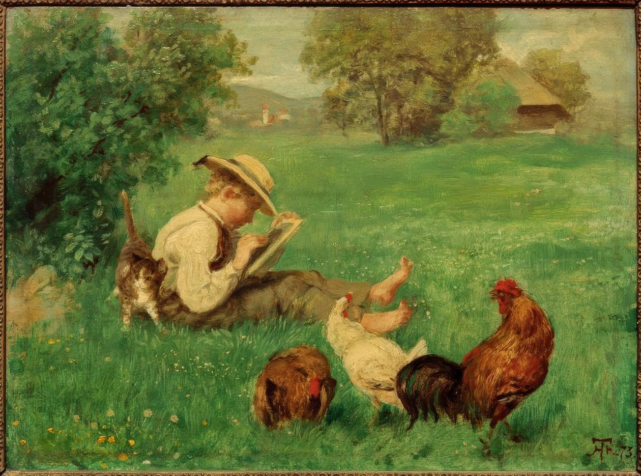 Po škole. Počátky umění od Hans Thoma