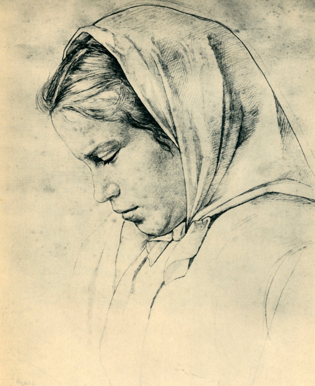 Sestra umělců Agathe, 1866, 1943. od Hans Thoma