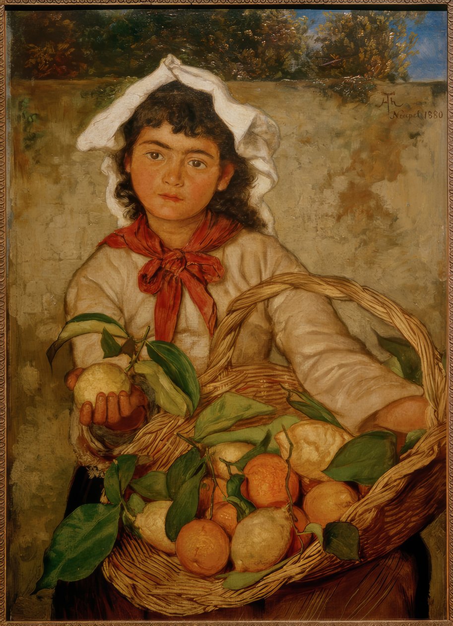 Prodejce citronů od Hans Thoma