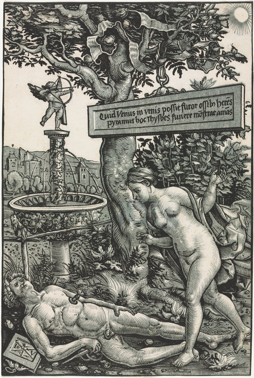 Pyramus a Thisbe od Hans Wechtlin