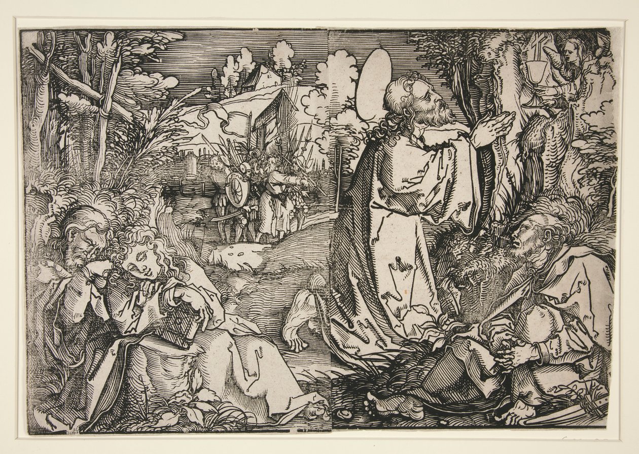 Kristus na hoře Olivetské od Hans Weiditz
