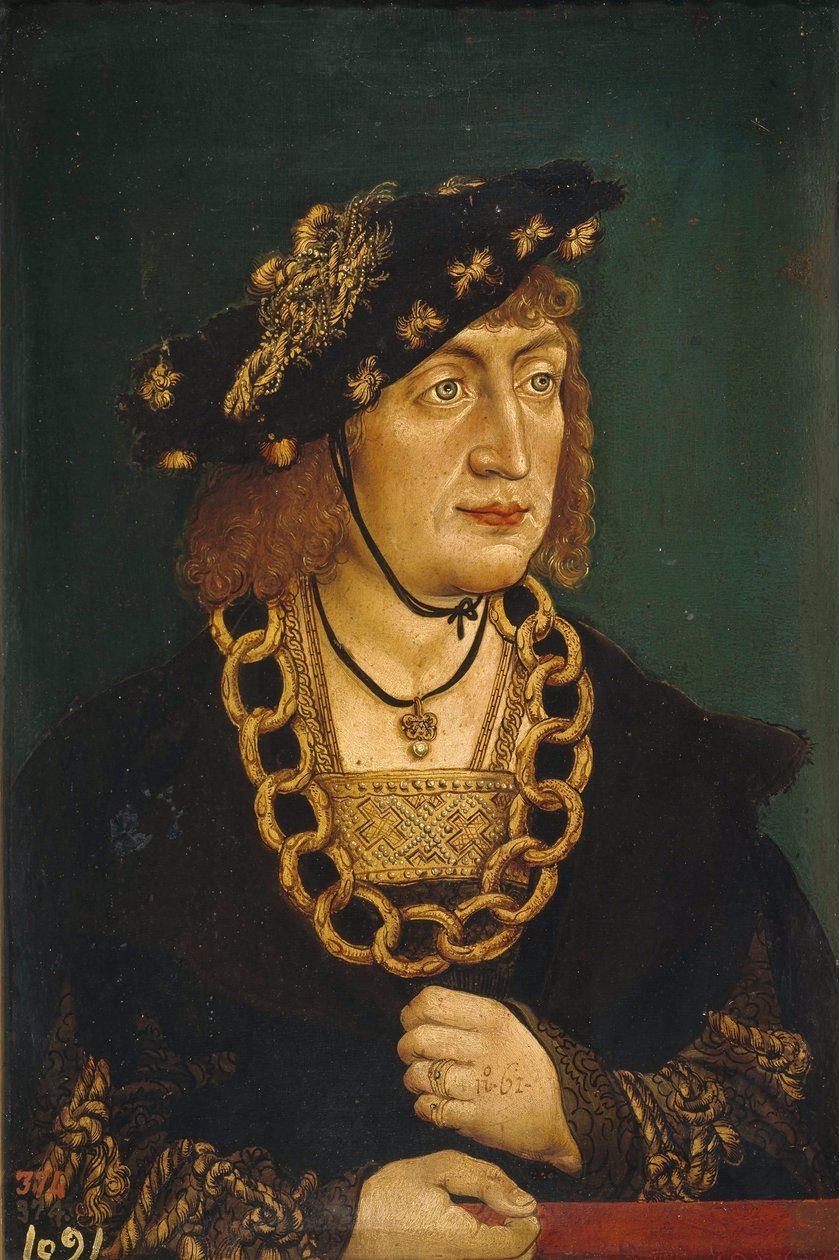 Portrét Fridricha III od Hans Wertinger