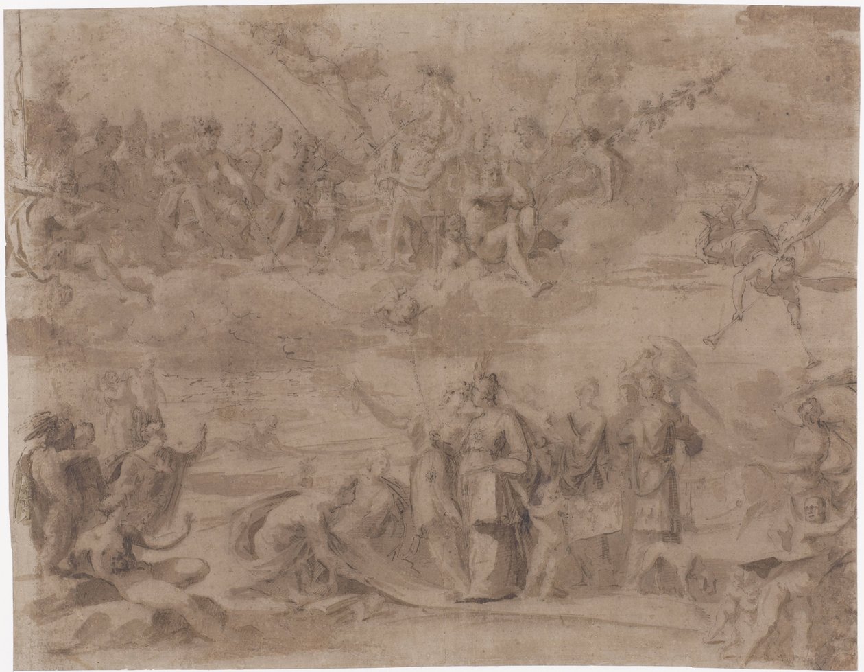 Alegorické zobrazení od Hans von Aachen (possibly)
